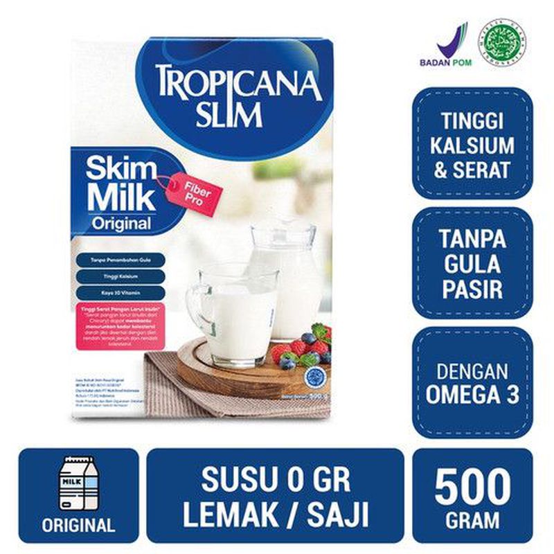 Susu SKIM Milk Tropicana Slim 500g