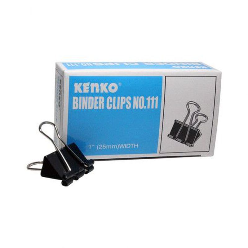 Binder Clips Merk Kenko No.111/isi 12 Dos Per Pack
