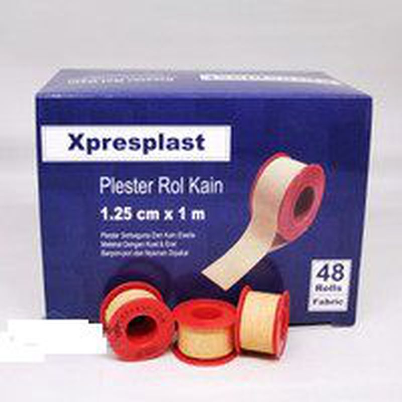 Xpresplast Roll 1.25cm x 1m GidCare / Plester Kain Plester Luka roll ...