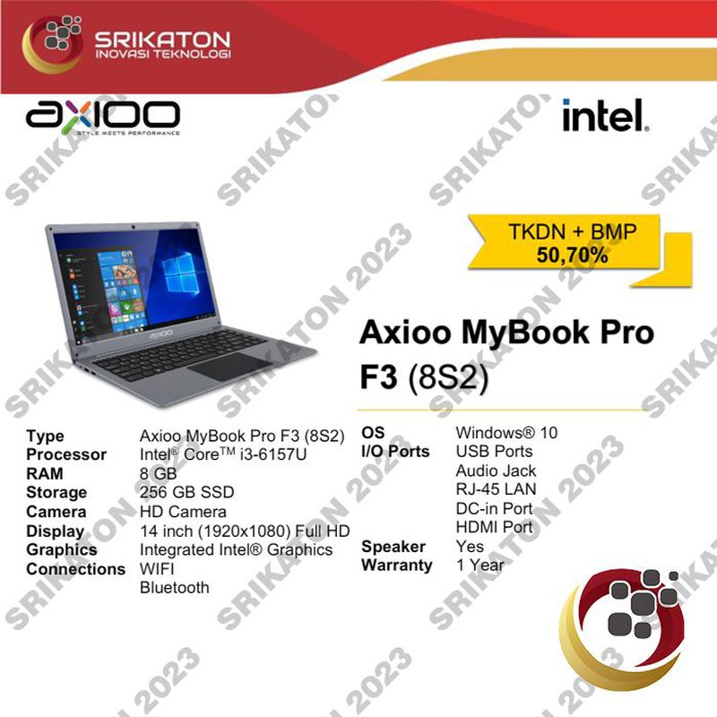 Axioo MyBook Pro F3 (8S2)