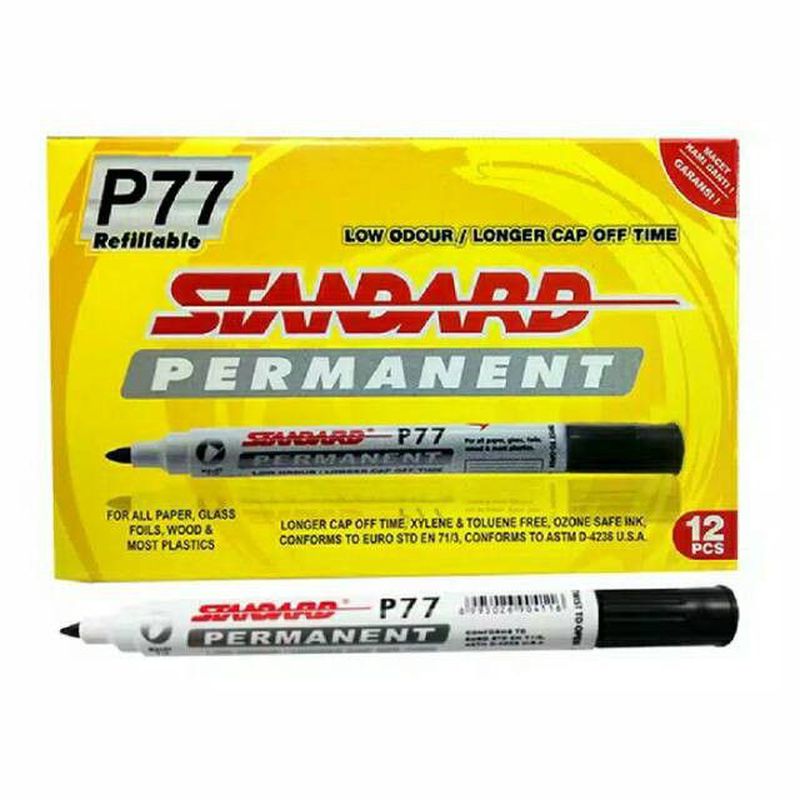 SPIDOL STANDART P77 - Hitam