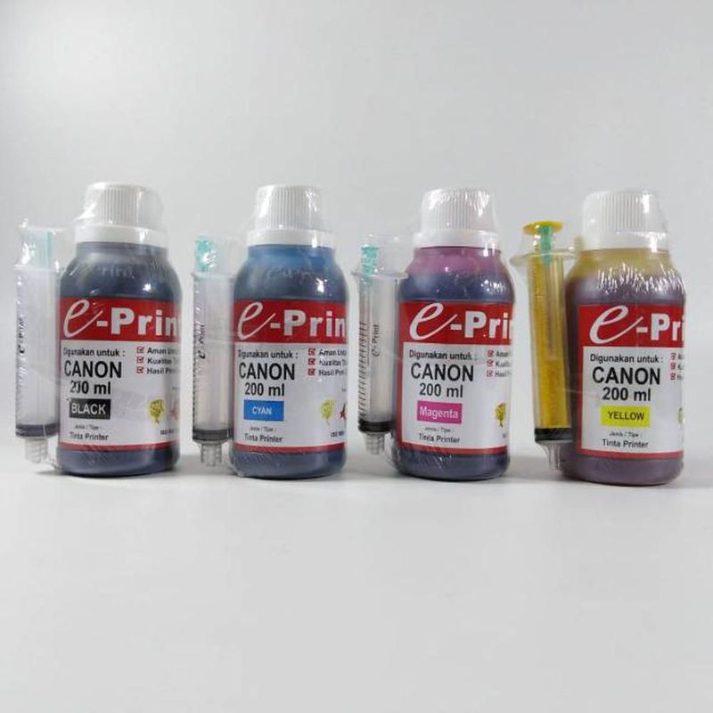 E-PRINT TINTA CANON BOTOL 200ml - Biru