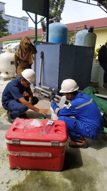 Sampling dan Analisa Air Limbah Inlet - P5/2014