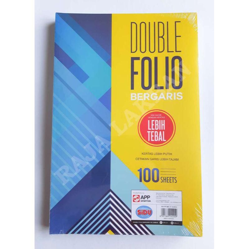 Kertas Folioi Double Bergaris