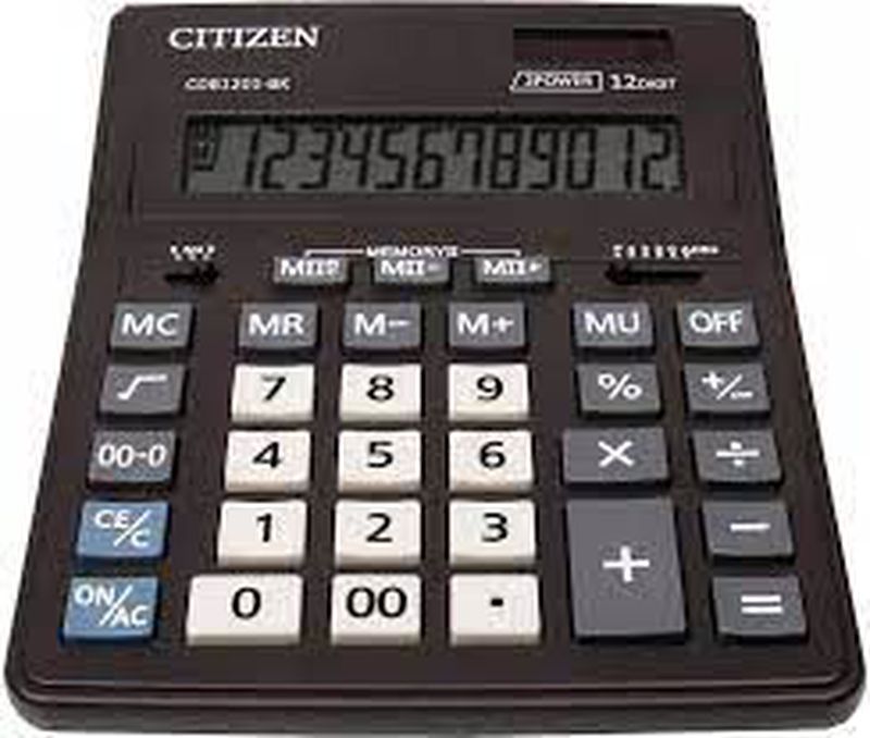 Kalkulator bersar 12 digit