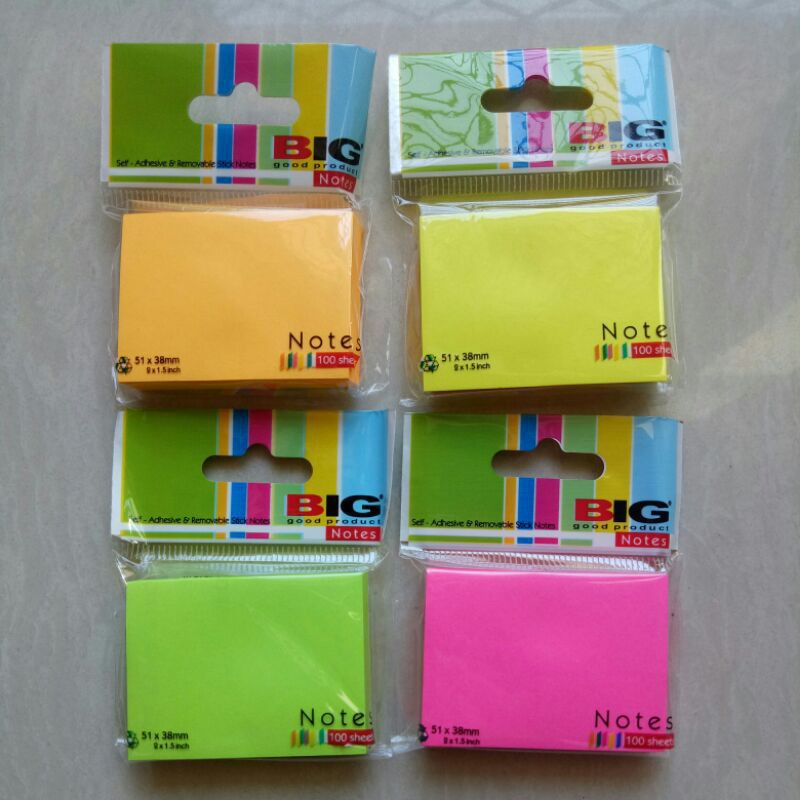 BIG POSTIT 52X38MM ( 2 X 1,5 IN )