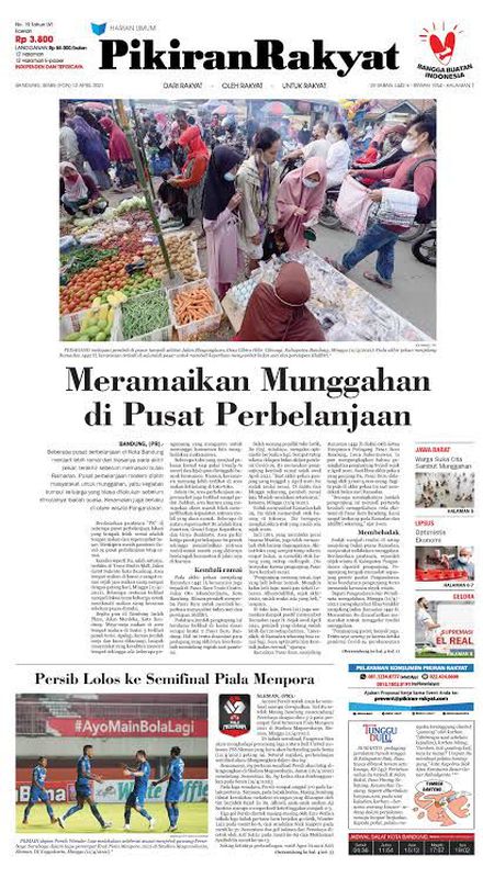 Harian Surat Kabar Pikiran Rakyat