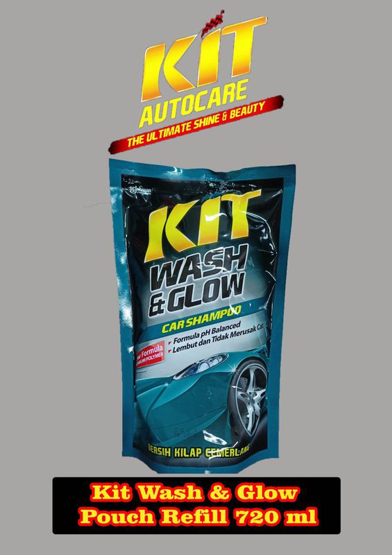 KIT CAR SHAMPOO WASH & GLOW PCH 720mL