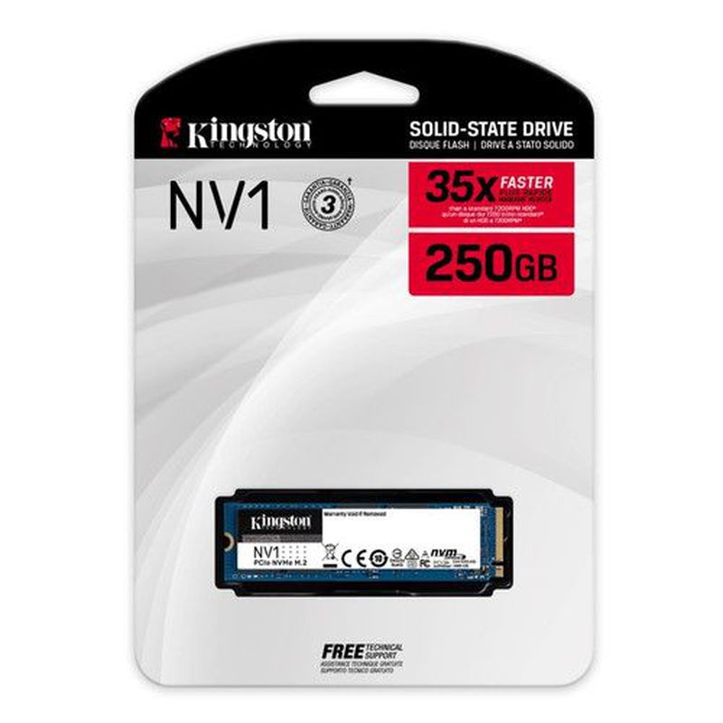 Ssd m 2 nvme kingston 250gb