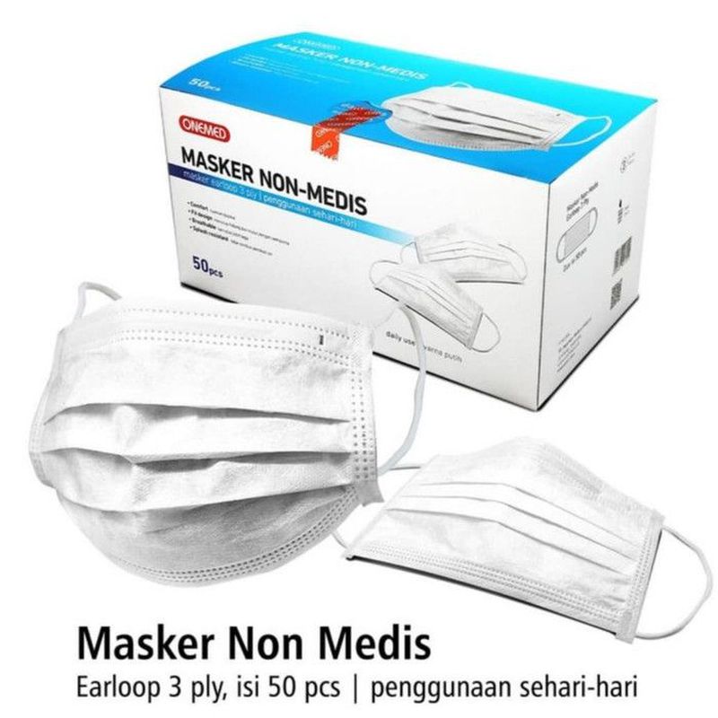 masker onemed 3 ply