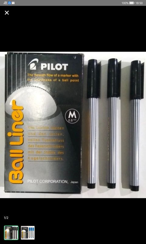 Ballpoint Balliner Pilot - Biru