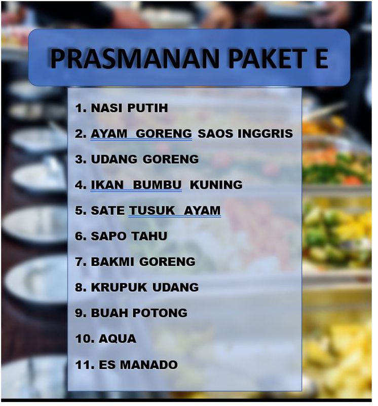 PRASMANAN PAKET E