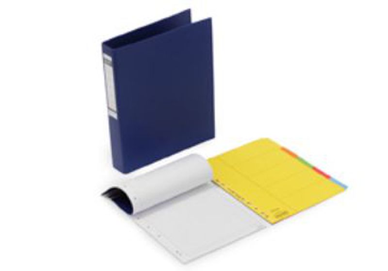 Banded Ring Binder A4 & A5 A5A2 Ring SO Biru