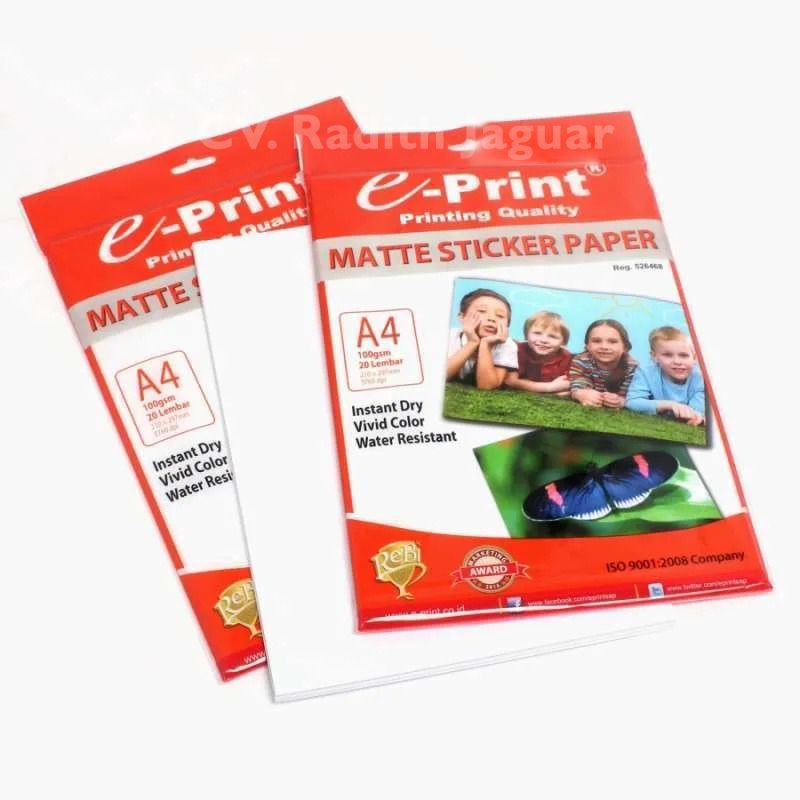 Kertas Sticker Matte