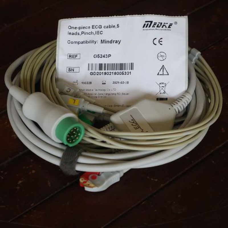 BSM Mindray One-piece ECG Cable 5 Leads UMEC10