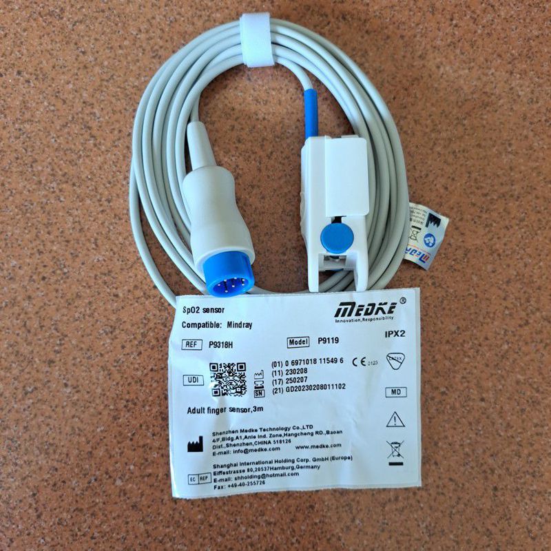 Spo2 Sensor Mindray Adult Finger 3m