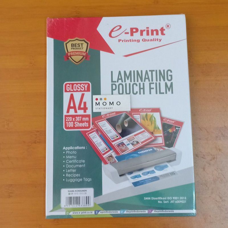 PLASTIK LAMINATING A4