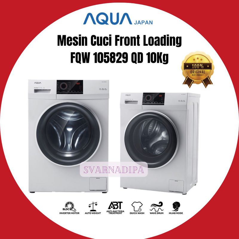 Aqua Japan Mesin Cuci Front Loading Kg Fqw Qd