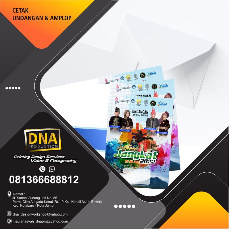Cetak Undangan VIP Custom