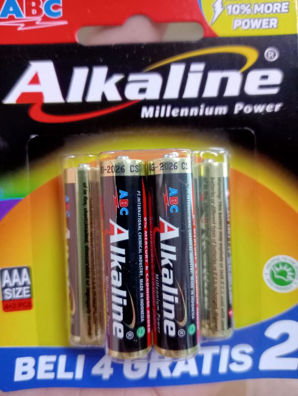 Alkaline baterai A3