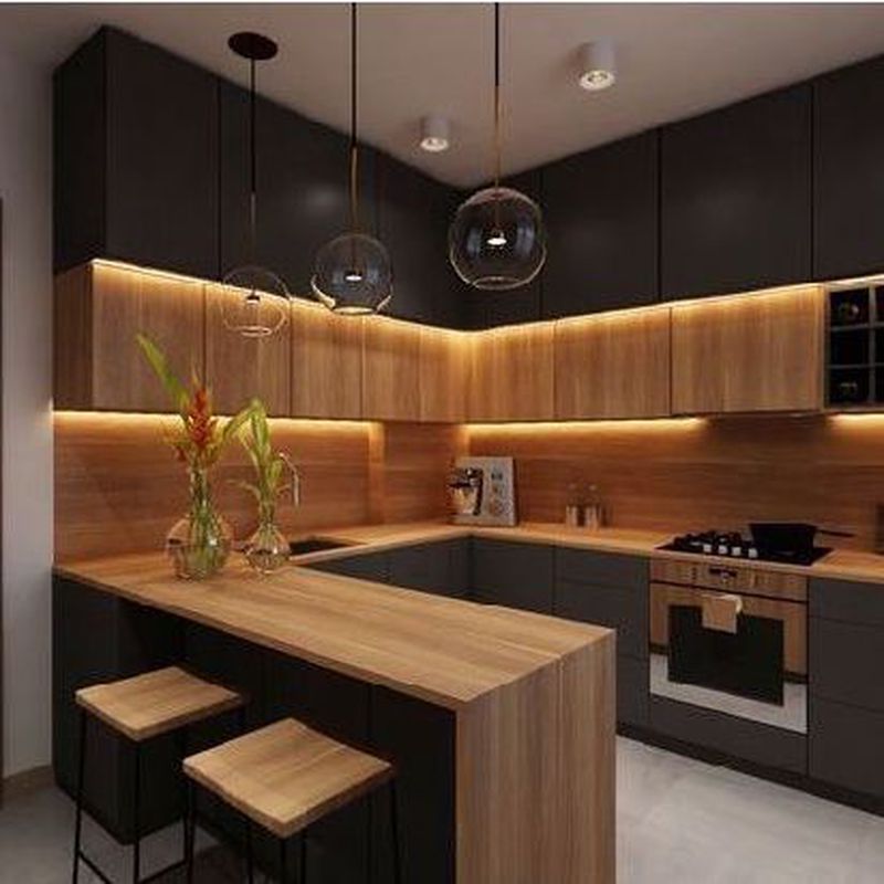 BACKDROP LEMARI DAPUR KITCHEN SET BESAR
