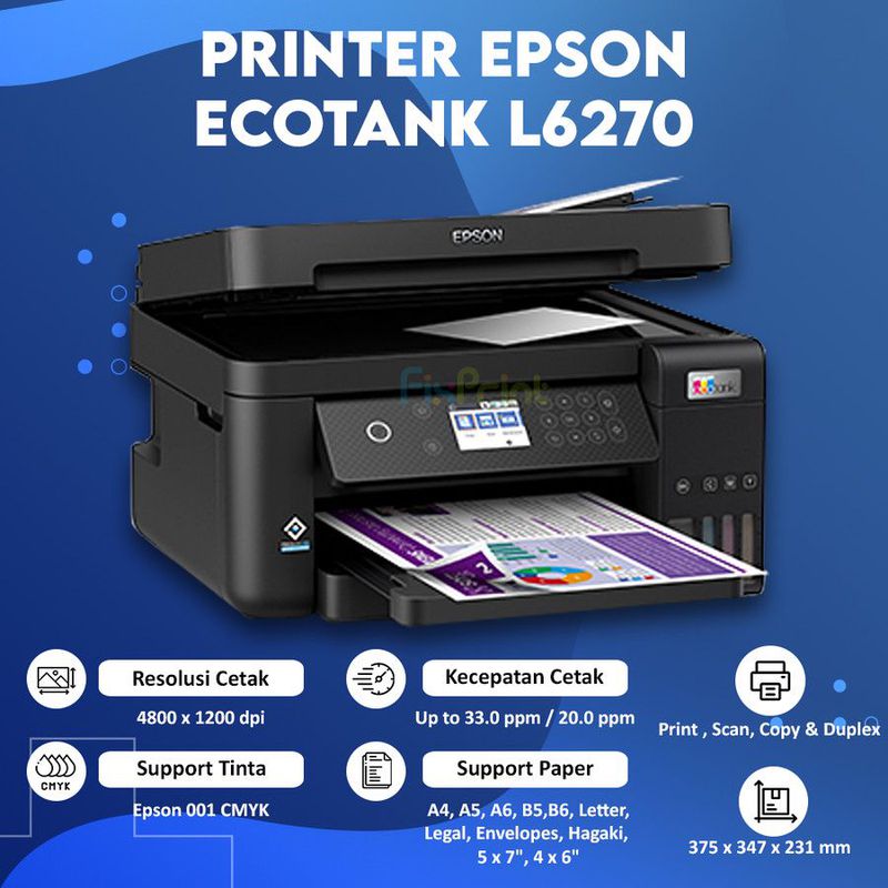 EPSON PRINTER L6270 PRINT SCAN COPY WIFI ADF DUPLEX