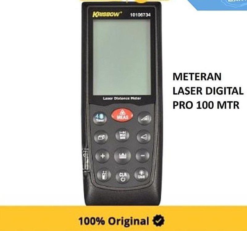 KRISBOW LASER DISTANCE METER 100 M PRO