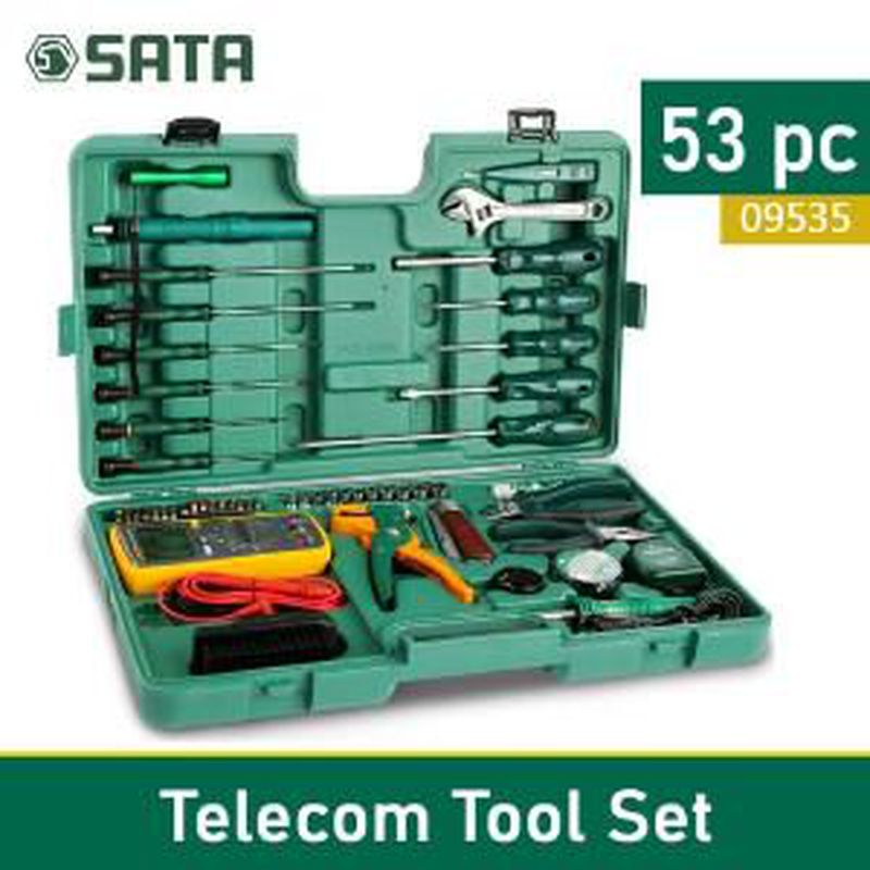 SATA 53PC PROFESSIONAL ELECTRONIC TOOL SET -09535