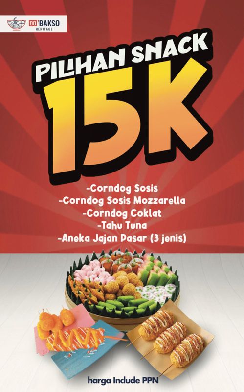 Paket Snack Harga 15k (Include PPN) - Jajanan Pasar