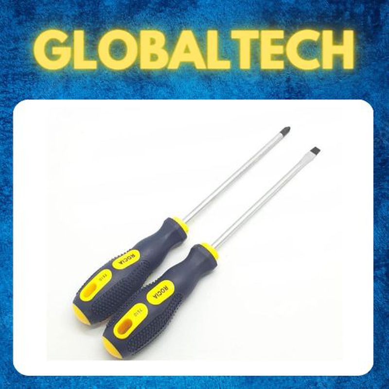 Deli Set Obeng Plus & Minus (3 x 100mm + PH2 x 100 mm) - EDL63XXX