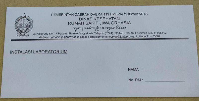 Amplop Putih Cetak Custom RSJ GRhasia