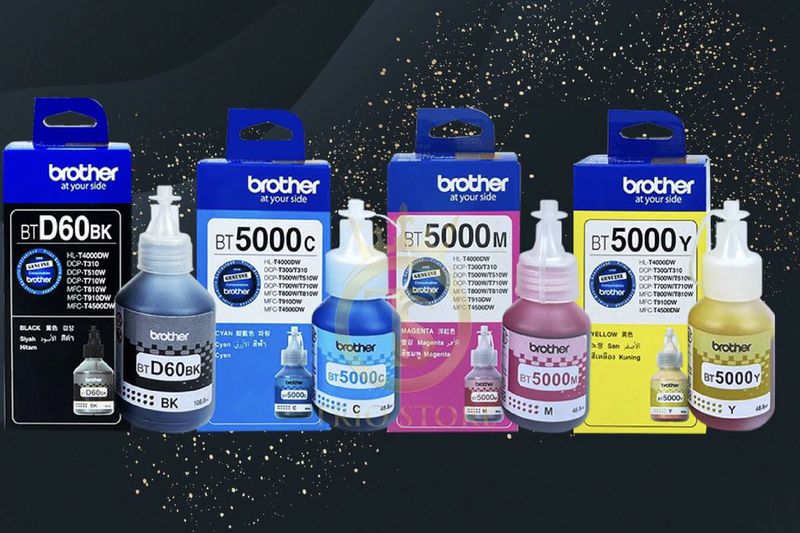 TINTA BROTHER DCP T720W - Hitam - Paket Warna