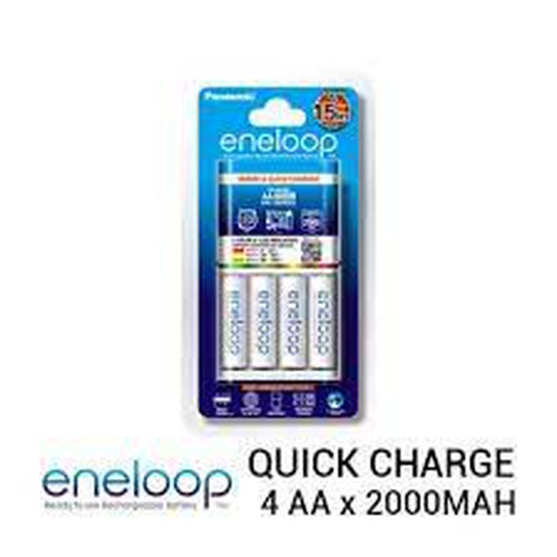 Panasonic Eneloop Quick Charger 4 Aa X 2000mah