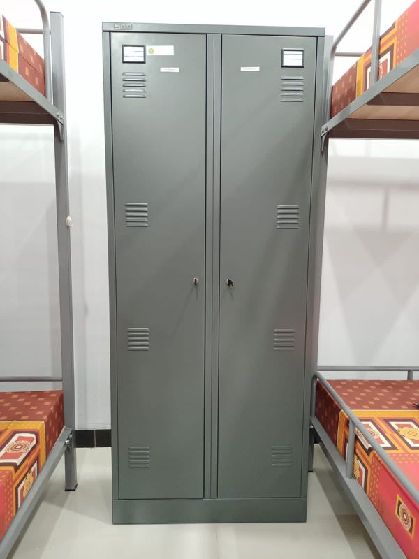 Zeco Lemari Baju Besi LC-501 GD 2 Extra Rack
