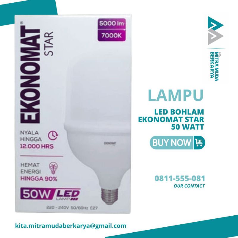 Lampu Bohlam Led Watt Ekonomat Star