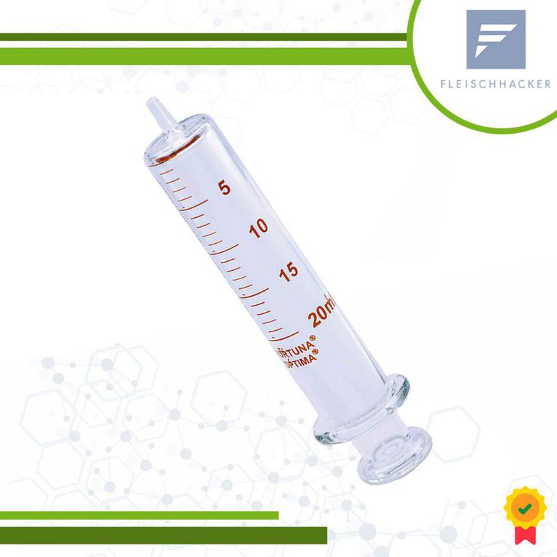 Glass Syringe, FORTUNA OPTIMA 5 ml 0.2 ml, glass tip, Luer