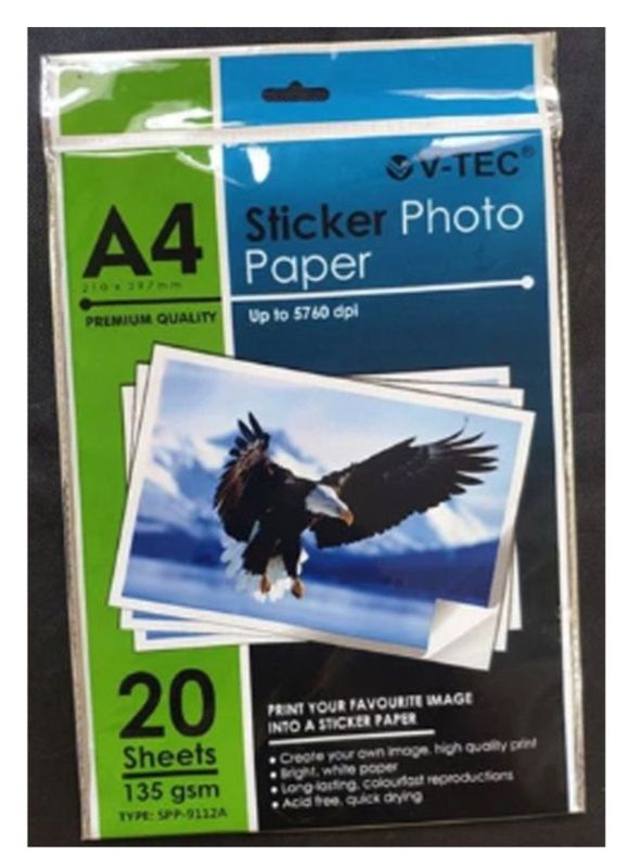 Kertas photo sticker V-TEC