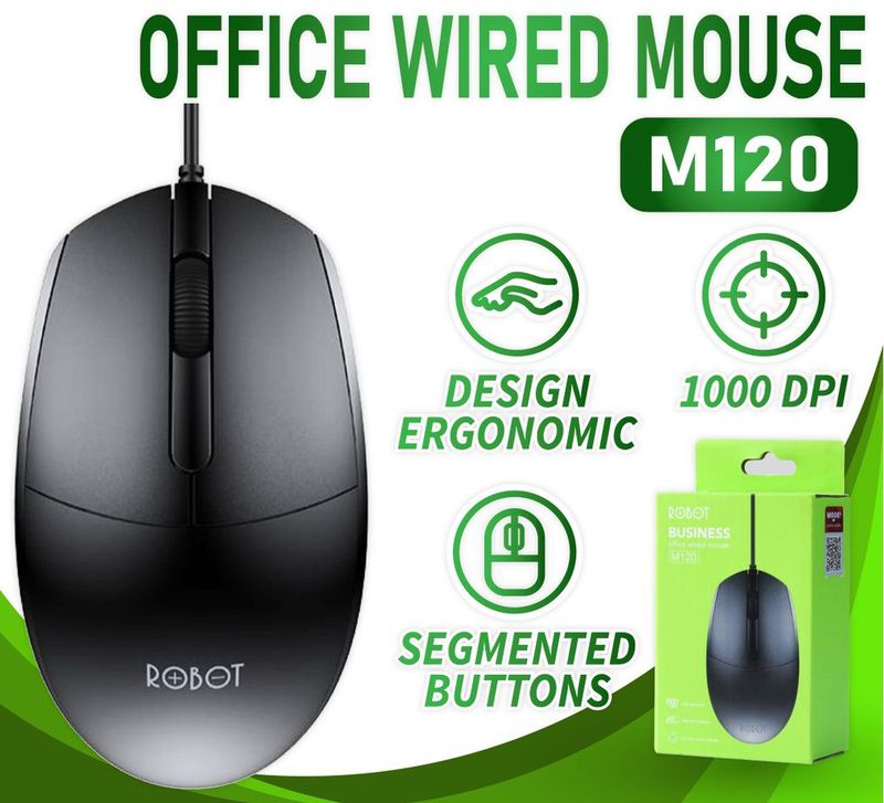 Mouse USB Optical Wired Robot