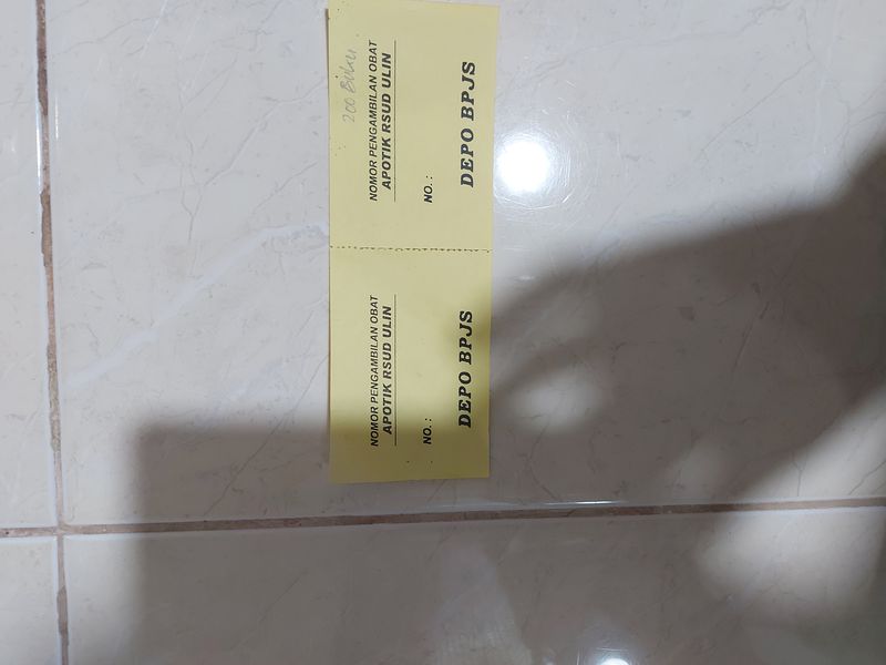 Apotik RSUD Ulin Depo BPJS - Kuning (buku)