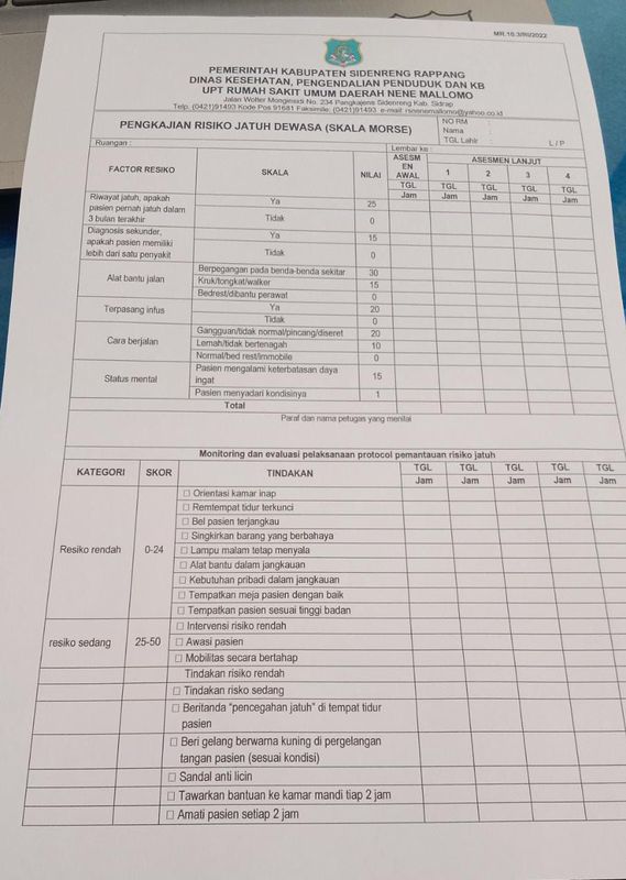 Mr 10 3 Pengkajian Resiko Jatuh Dewasa Skala Morse