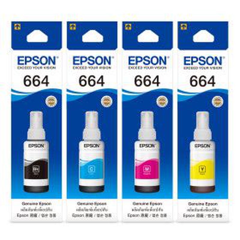 TINTA EPSON 664 ORIGINAL - Merah