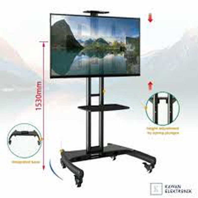 Bracket TV 70 Inchi / Braket LED UHD Curved Standing