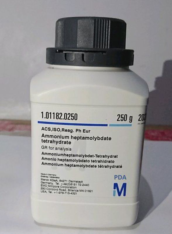 Ammonium Heptamolybdate 250 gr 1.01182.0250