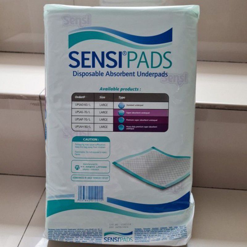 SENSI UNDERPAD L ( 60 X 90 ) 10S PERLAK