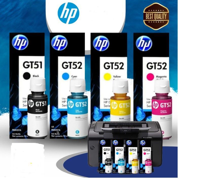 Catridges Hp Ink Tank Wireless Gt52 Biru 