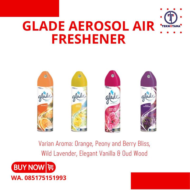 Pewangi Ruang - Glade Air Freshner Aerosol 350 ml
