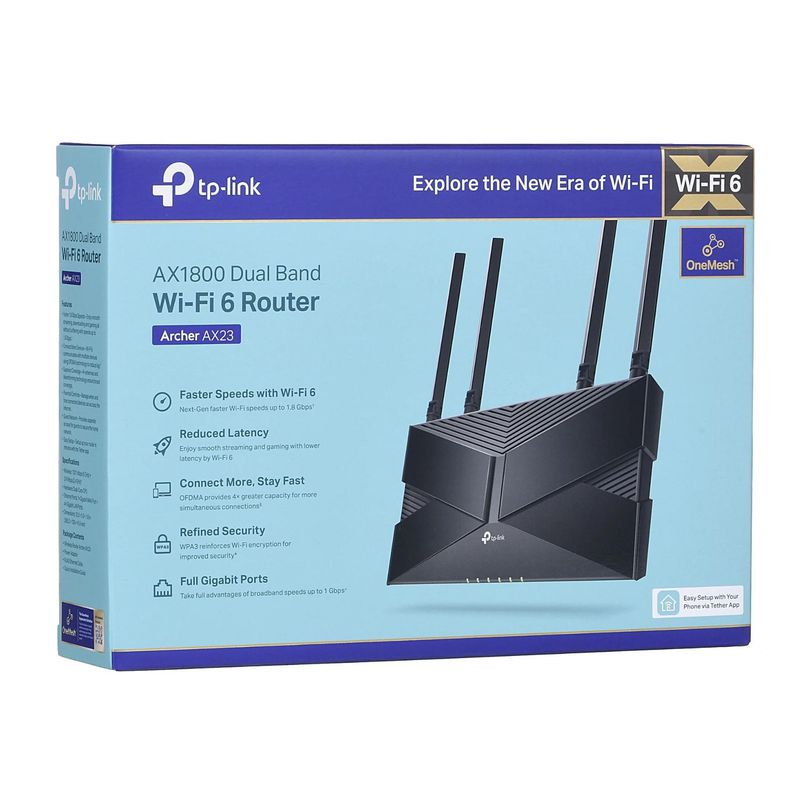TP-Link / TPLink Archer AX23 AX1800 Dual-Band Wi-Fi 6 Router