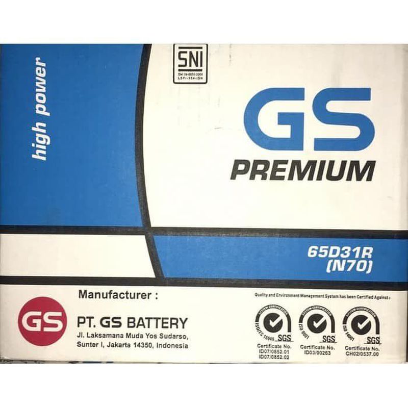 Accu 70 Ampere GS Premium