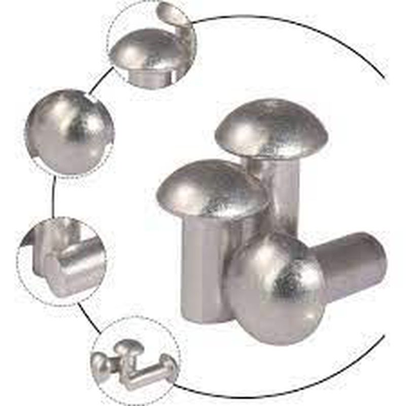 Paku Keling Bulat Alumunium / Round Head Alumunium Rivet 3 x 15