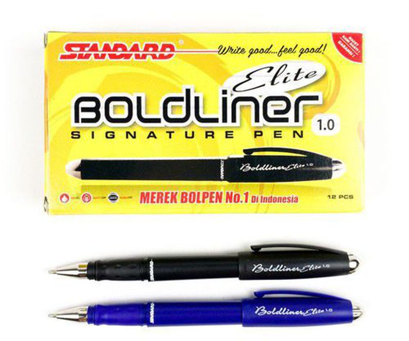 Ballpoint Standard Boldliner 1.0 Mm / Pena Standard / Ballpoint ...